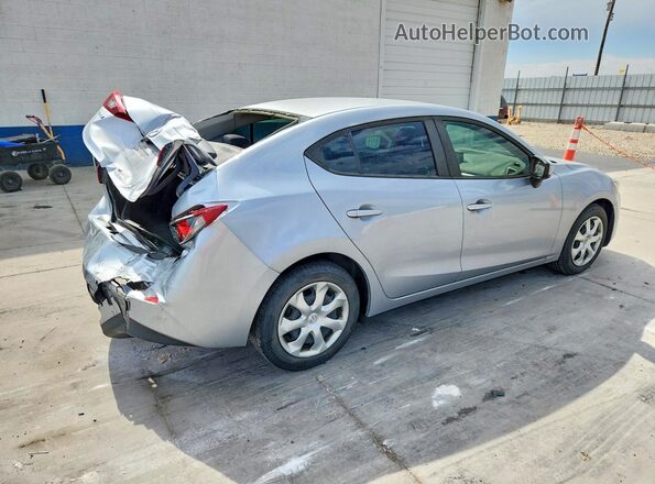 3MZBN1U74HM109204 2017 MAZDA 3 Silver Trasero derecho