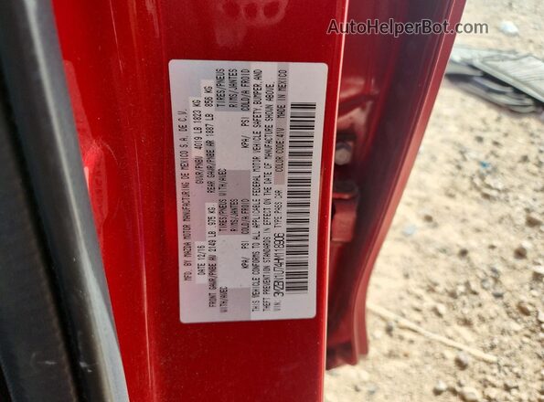 3MZBN1U74HM118906 2017 MAZDA 3 Red Vista del compartimento del motor
