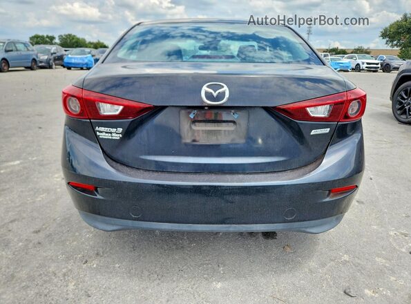 3MZBN1U74JM158425 2018 MAZDA 3 Black Вид ззаду