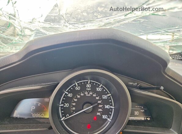 3MZBN1U74JM201242 2018 MAZDA 3 Синий Вид щитка приборов