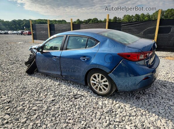 3MZBN1U74JM201242 2018 MAZDA 3 Синий Задняя левая четверть