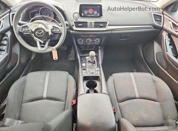 3MZBN1U75JM222942 2018 MAZDA 3 White Dashboard view