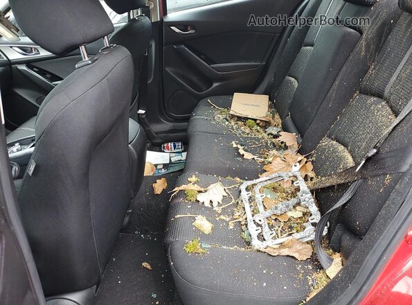 3MZBN1U76HM114176 2017 MAZDA 3 Красный Вид задних сидений