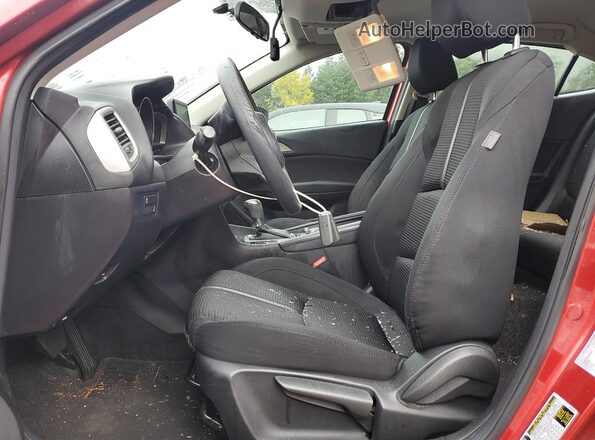 3MZBN1U76HM114176 2017 MAZDA 3 Красный Вид салона спереди