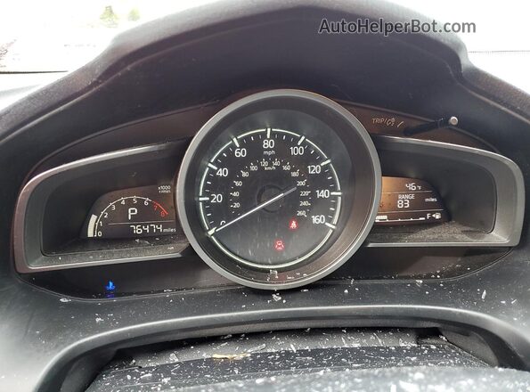 3MZBN1U76HM114176 2017 MAZDA 3 Красный Вид щитка приборов