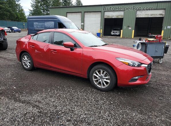 3MZBN1U76HM114176 2017 MAZDA 3 Красный Передняя правая четверть