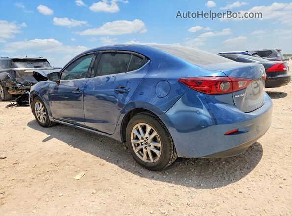 3MZBN1U76JM180510 2018 MAZDA 3 Синий Задняя левая четверть