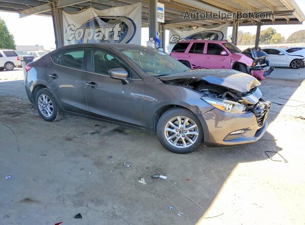 3MZBN1U76JM189837 2018 MAZDA 3 Gray Przód prawy