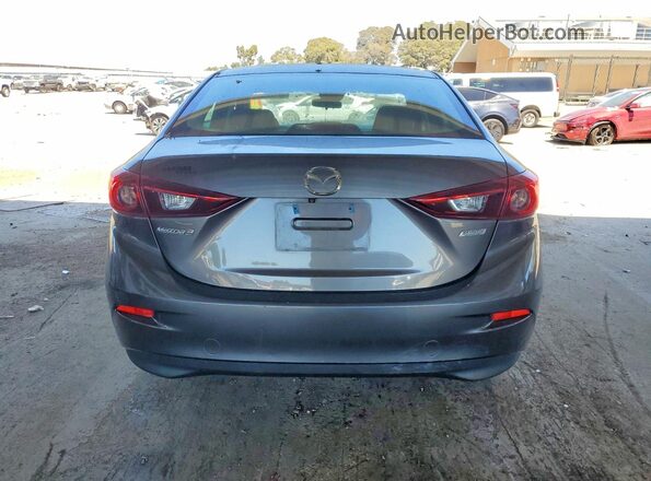 3MZBN1U76JM189837 2018 MAZDA 3 Gray Widok z tyłu