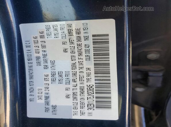 3MZBN1U76JM208645 2018 MAZDA 3 Blue ძრავის განყოფილების ხედი