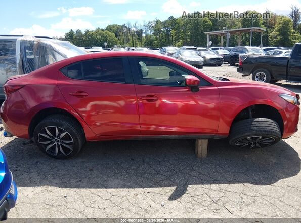 3MZBN1U77HM107091 2017 MAZDA 3 Red უკანა სალონის ხედი