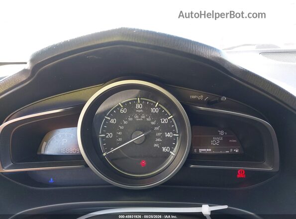 3MZBN1U77HM107091 2017 MAZDA 3 Red უკანა სავარძლების ხედი