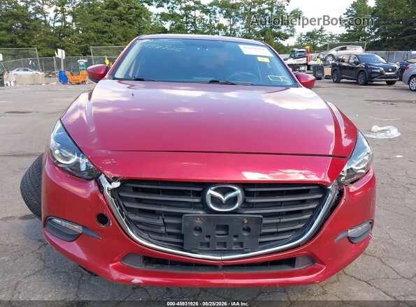 3MZBN1U77HM107091 2017 MAZDA 3 Red ხელსაწყოთა პანელის ხედი
