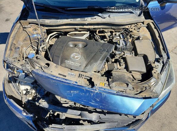 3MZBN1U79HM111479 2017 MAZDA 3 Синий Вид задней части салона