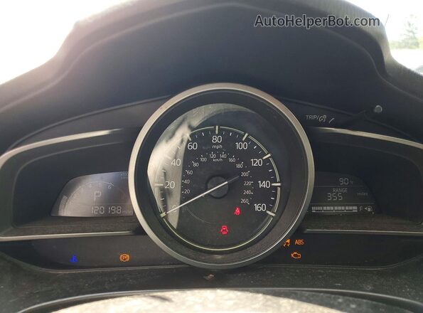 3MZBN1U79HM120134 2017 MAZDA 3 Gray Instrument cluster view