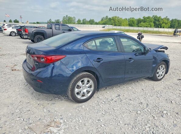 3MZBN1U79JM184888 2018 MAZDA 3 Blue Задня права чверть