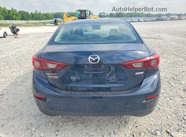 3MZBN1U79JM184888 2018 MAZDA 3 Blue Вид ззаду