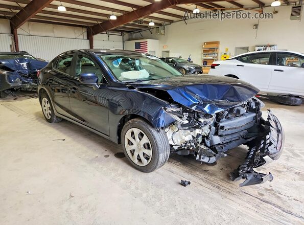 3MZBN1U7XHM100653 2017 MAZDA 3 Blue Front right
