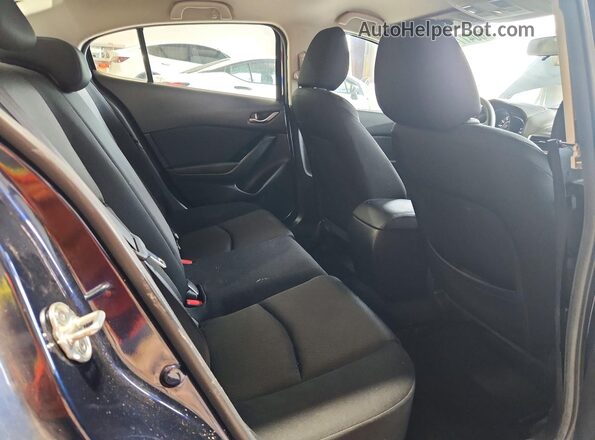 3MZBN1U7XHM100653 2017 MAZDA 3 Blue Rear seats view