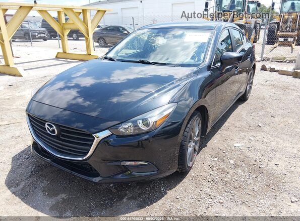 3MZBN1V31JM209035 2018 MAZDA 3 Black Առջևի ձախ երեք քառորդ տեսարան