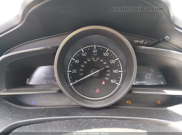 3MZBN1V31JM209035 2018 MAZDA 3 Black Հետևի նստատեղերի տեսք