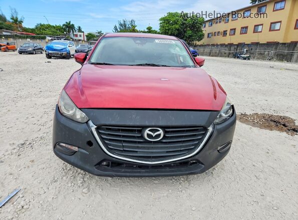 3MZBN1V32JM210212 2018 MAZDA 3 Red Դիմացի տեսք