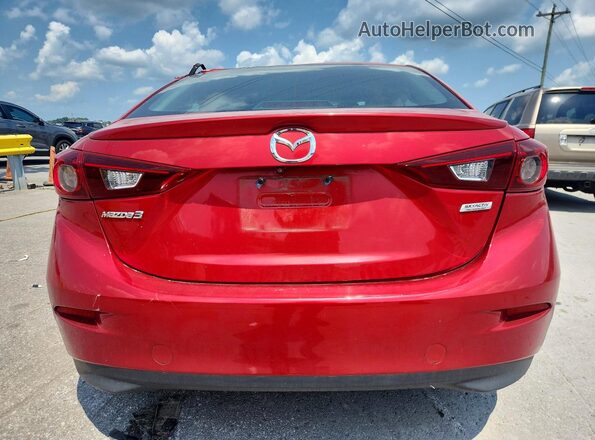 3MZBN1V33JM253568 2018 MAZDA 3 Red Vista trasera