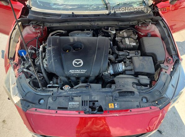 3MZBN1V33JM253568 2018 MAZDA 3 Red Vista interior trasera