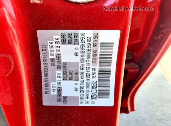 3MZBN1V33JM255126 2018 MAZDA 3 Red Вид підкапотного простору