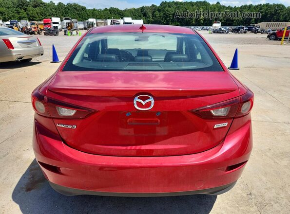 3MZBN1V33JM255126 2018 MAZDA 3 Red Вид ззаду