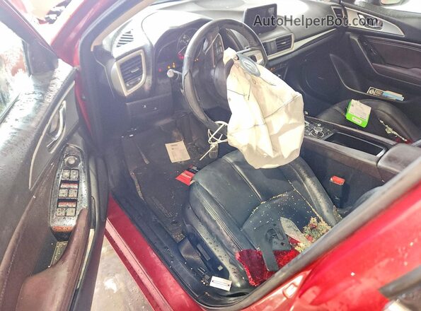 3MZBN1V34JM200538 2018 MAZDA 3 Red Առջևի վահանակի տեսք