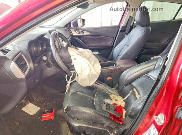 3MZBN1V34JM200538 2018 MAZDA 3 Red Սալոնի դիմացի տեսք
