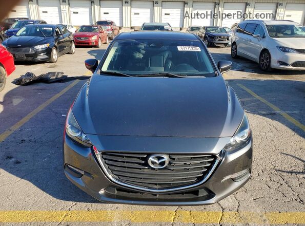 3MZBN1V37JM243089 2018 MAZDA 3 Gray Դիմացի տեսք