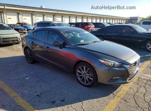 3MZBN1V37JM243089 2018 MAZDA 3 Gray Առջևի աջ