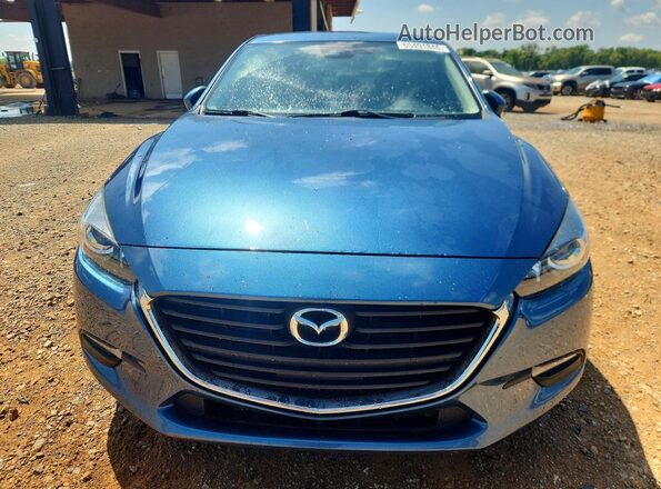 3MZBN1V39JM193473 2018 MAZDA 3 Blue Դիմացի տեսք