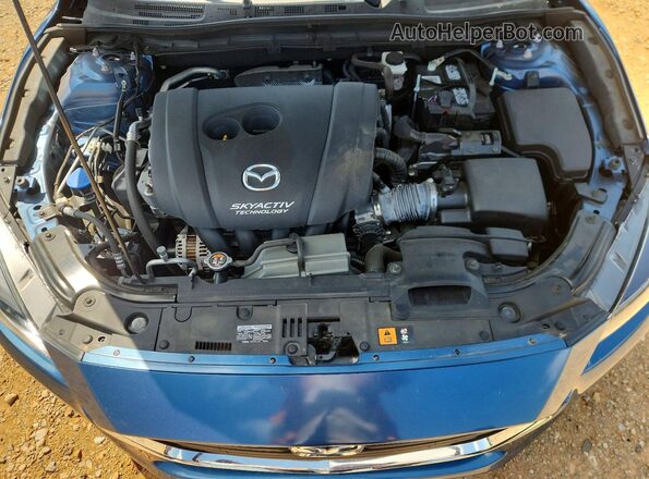 3MZBN1V39JM193473 2018 MAZDA 3 Blue Սալոնի հետևի տեսք
