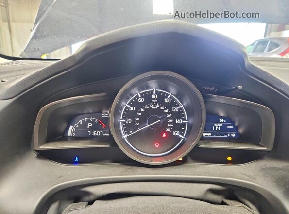 3MZBN1V39JM197569 2018 MAZDA 3 Black Instrument cluster view