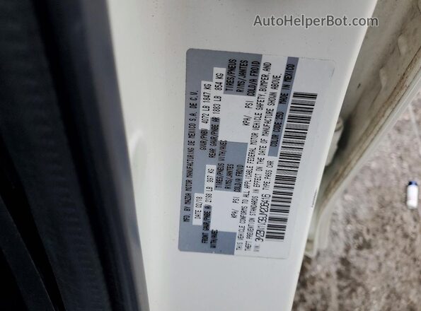 3MZBN1V39JM206416 2018 MAZDA 3 White VIN კოდის სტიკერის ხედი
