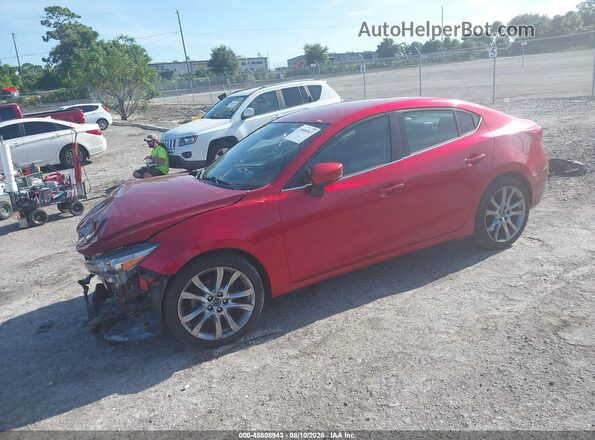 3MZBN1V39JM209042 2018 MAZDA 3 Red Przód lewy