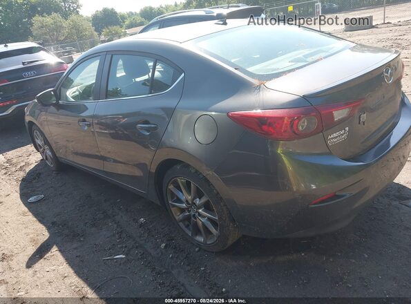 3MZBN1V3XJM162412 2018 MAZDA 3 Gray Trasero izquierdo