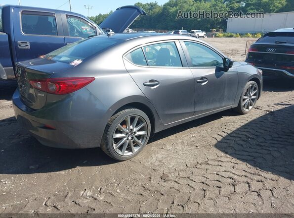 3MZBN1V3XJM162412 2018 MAZDA 3 Gray Trasero derecho