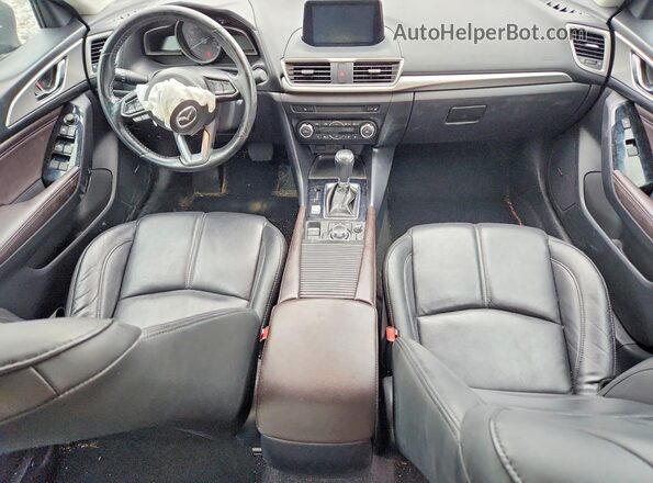 3MZBN1V3XJM239764 2018 MAZDA 3 Black Вид панелі приладів