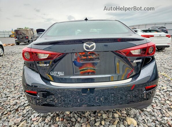 3MZBN1V3XJM239764 2018 MAZDA 3 Black Вид ззаду