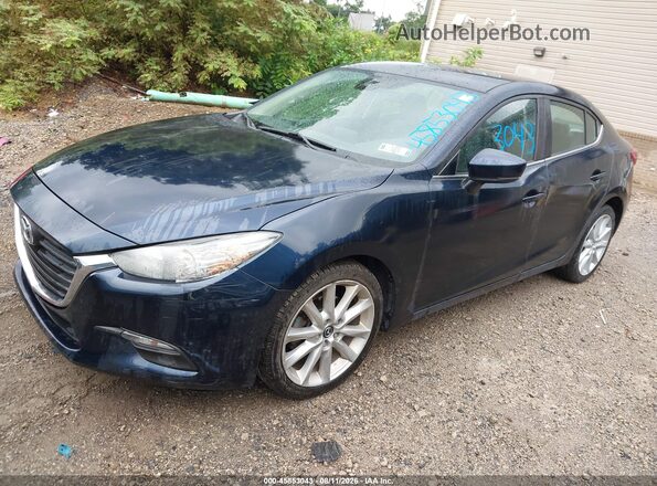 3MZBN1V70HM145986 2017 MAZDA 3 Navy Передняя левая четверть