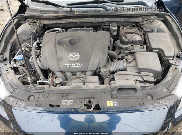 3MZBN1V70HM145986 2017 MAZDA 3 Navy Вид сзади