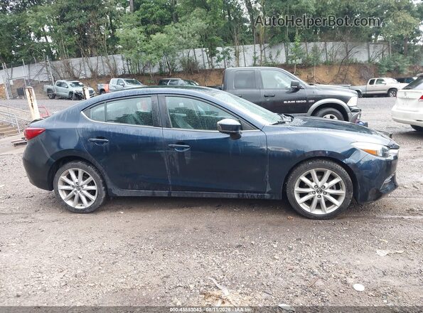 3MZBN1V70HM145986 2017 MAZDA 3 Navy Вид задней части салона