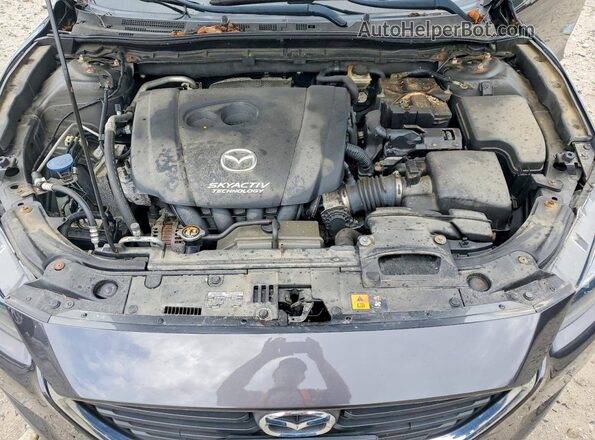 3MZBN1V73HM115980 2017 MAZDA 3 Gray Widok wnętrza z tyłu