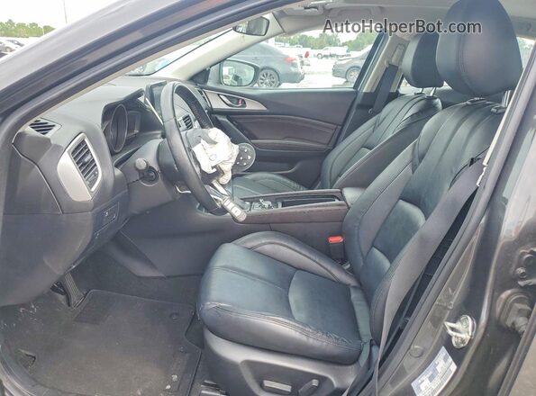3MZBN1V74HM112554 2017 MAZDA 3 Gray Front interior view