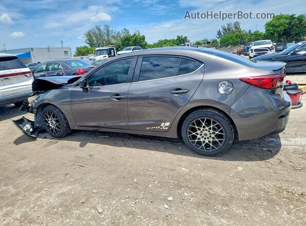 3MZBN1V74HM123182 2017 MAZDA 3 Gray Հետևի ձախ