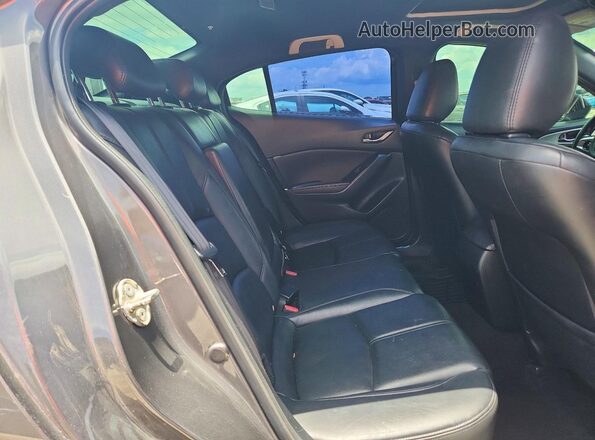3MZBN1V74HM123182 2017 MAZDA 3 Gray Հետևի նստատեղերի տեսք